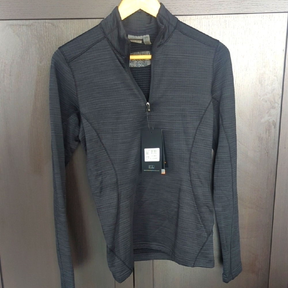 Stormtech Outdoor Charcoal Quarter-Zip Pullover Base Thermal - Size Small NWT